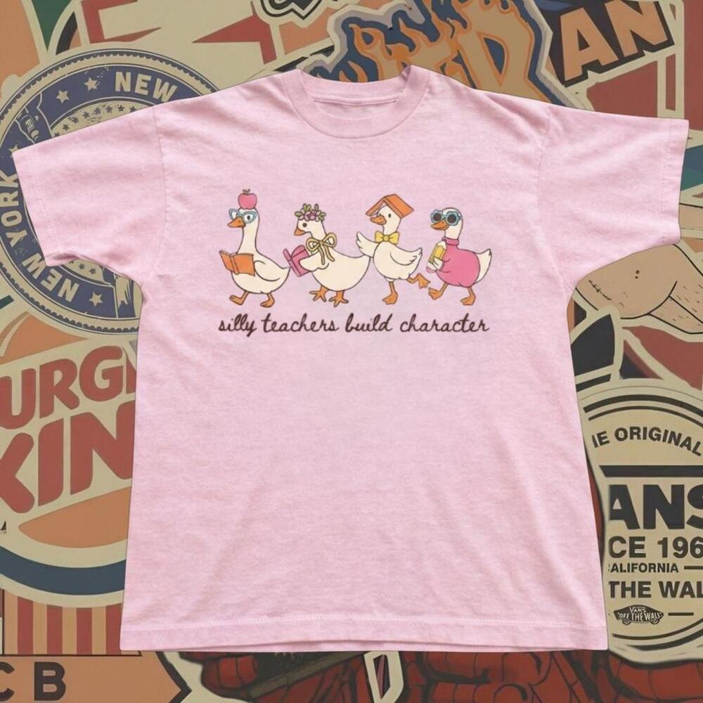 Silly Teachers Build Character T Shirt